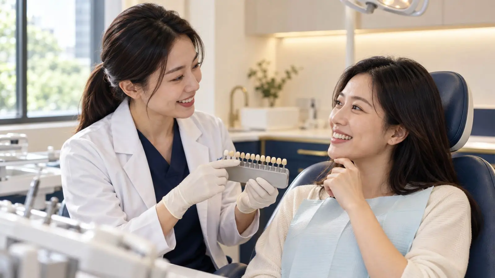 牙齒美白前，醫師會先評估患者的牙色來源、口腔健康與個人需求。